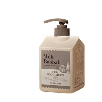 Milk Baobab Cera Body Lotion 600ml / Body Wash 1200ml, Koreanische Kosmetik, KBeauty