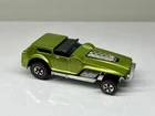 Vintage Hot Wheels Redline THE HOOD Bright Lime - MIRROR BASE - MINT