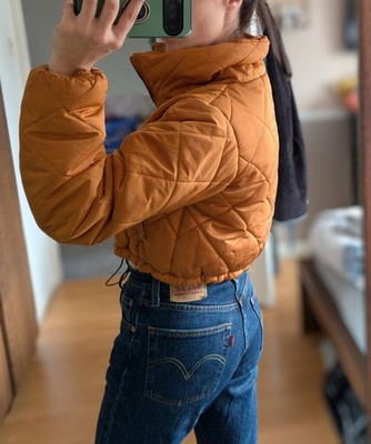 Nude Lucy ''Ruben Crop Puffer Jacket'' Cinnamon Colour XS