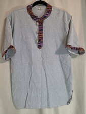 Handmade Nepalese Wool Kurta Tunic Shirt Size XL 100 Wool