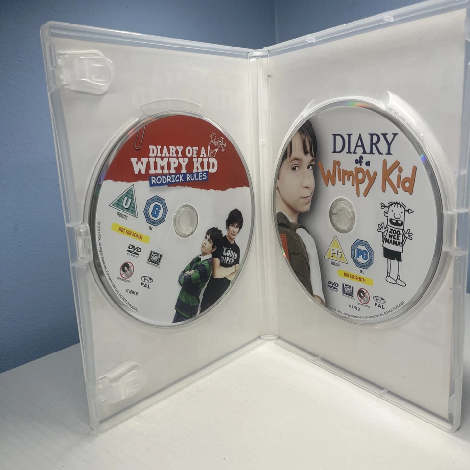 Diary of a Wimpy Kid 1 and 2 DVD Zachary Gordon (2011) - Image 2 of 4
