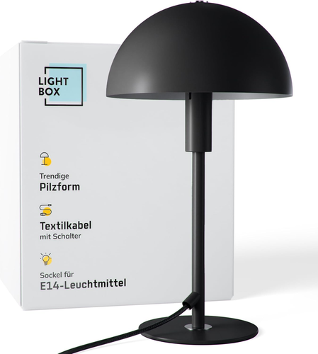 Lampada Da Tavolo A Fungo In Vetro LED Con Telecomando - Luce Da Scrivania Con Timer E 3 Colori (Bianco/Neutro/Caldo), Alimentazione USB Per Camera, Soggiorno, Ufficio