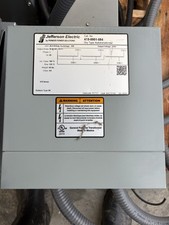 JEFFERSON 20.4KVA 3PH TRANSFORMER 3R 415-0001-084 INPUT 208V OUTPUT 235V USED