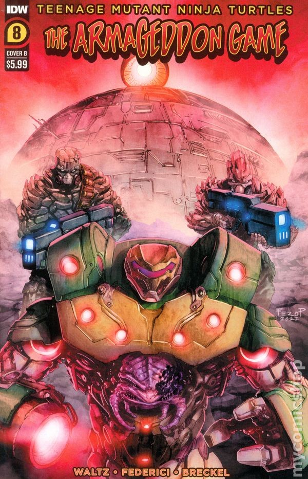 Teenage Mutant Ninja Turtles the Armageddon Game #8B NM 2023 Stock Image