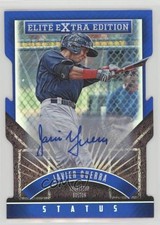 2015 Elite Extra Edition Status Blue Die-Cut Prospects 7/50 Javy Guerra Auto 0b5