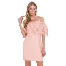 Endless Rose Off Shoulder Lace Dress, NWT Party, Cocktail, Wedding Guest Small