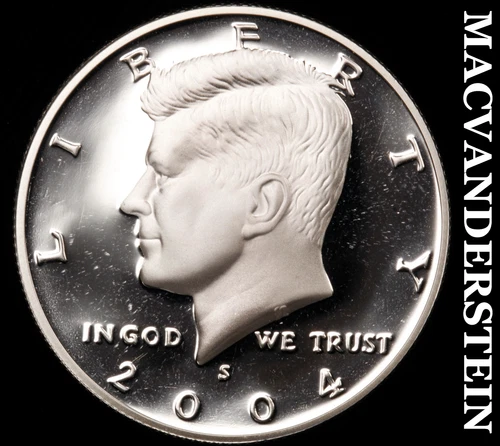 2004-S Kennedy Half Dollar- Silver Choice Gem Proof Luster No Reserve #i3565