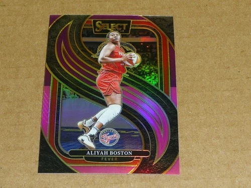 2025 Panini Select WNBA ALIYAH BOSTON PINK PURPLE PRIZM 58/99 FEVER #145