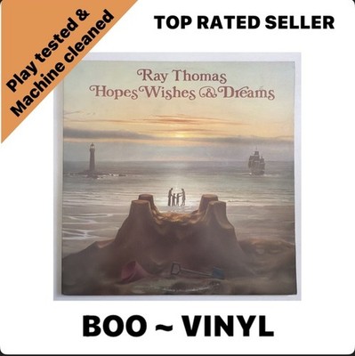 Ray Thomas Hopes Wishes-Dreams UK vinyl Lp album record Rock EX / EX Con