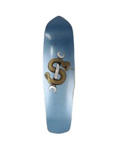 SLB Sal Barbier Snake With Wrench Metallic Blue Silver Gold Size 8.01" Vintage N