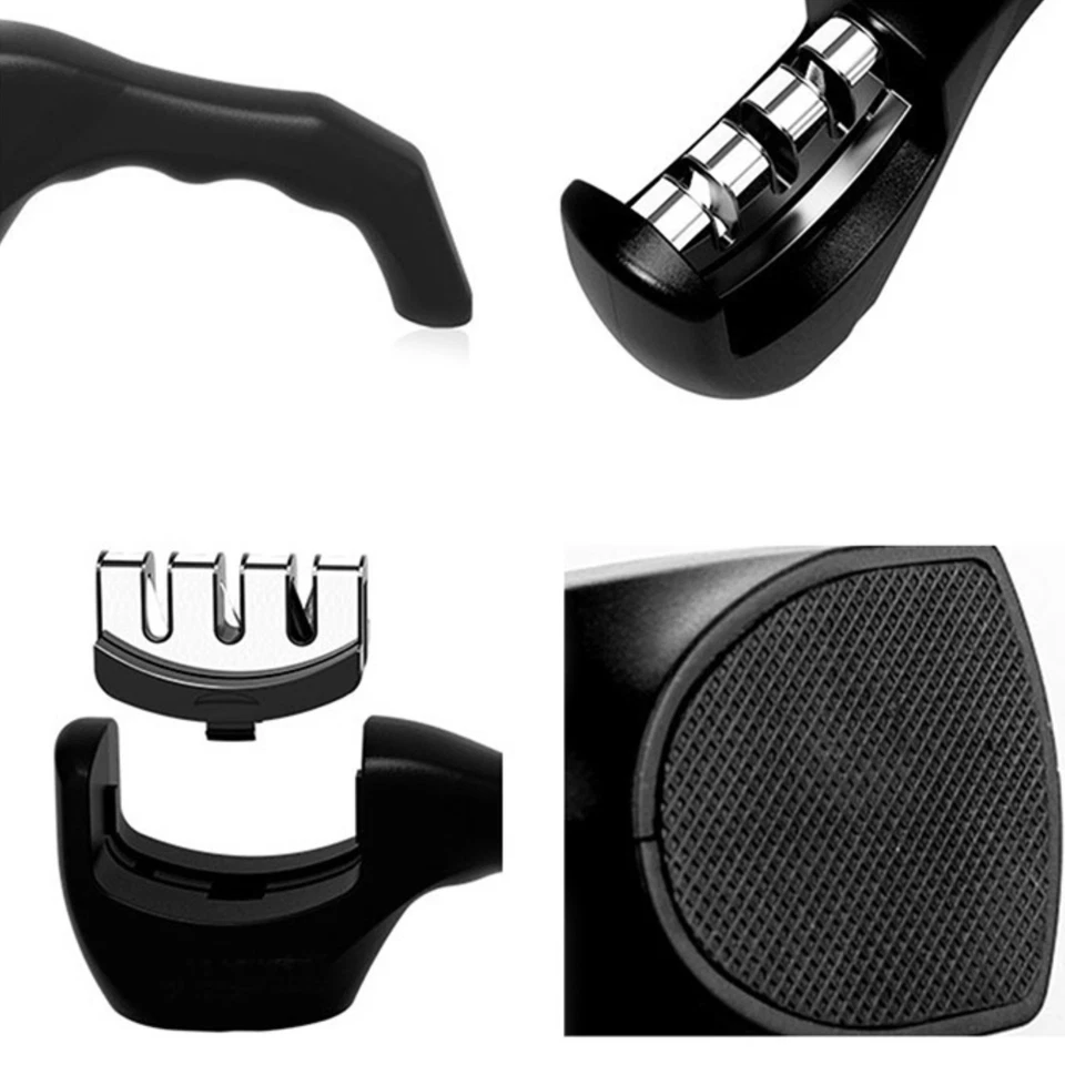 Messerschärfer 3-Stufen Diamant Messerschleifer für Stahlklingen Keramikklingen - Bild 4 von 4