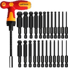 Ball End Hex Allen Wrench Set With T Handle Ratchet Driver 24pcs S2 Steel Ball End Hex Allen Wrench Set With T Handle Ratchet Driver 24pcs S2 Steel