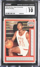 1991-92 Ohio State University Basketball Rickey Dudley #6 CGC 10
