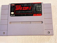 1991 Super Scope 6 SNES Authentic Cartridge Only Super Nintendo Entertainment Sy