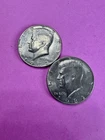 1982 P D Kennedy Half Dollar (2) Clad Coins Circulated Very Nice!   N 621