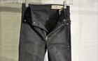 Rag & Bone Women's Black Dash Coated Skinny Pants Exposed Zip High Rise Sz 24 — photo 2