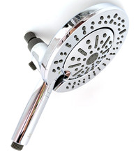 Delta 75654 Shower Head Chrome 6-Spray In2ition with ProClean Anti-Clog-OPEN BOX