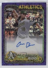 2024 Topps Chrome Rookie Purple Speckle Refractor /299 Osvaldo Bido Auto 9e1