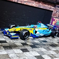 MINICHAMPS 1/18 Renault R25 #5 Alonso 2005 Belgian GP Mild Seven Resin