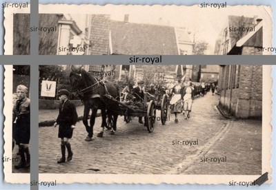 Gildehaus bei Bentheim 1938 - Festumzug 1. Mai Jugend Uniform - WK2 Foto 9x6cm