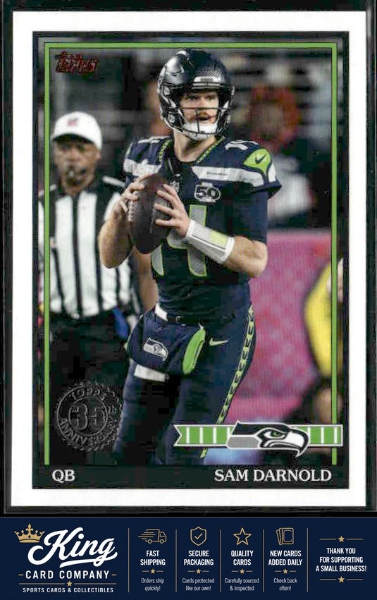 Sam Darnold 2026 Topps Flagship #91TF-50 1991 Topps Football