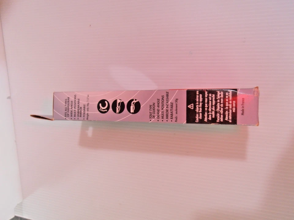 ESPEJO DE EXTREMO DE MANILLAR DE BICICLETA ZEFAL CYCLOP - Hecho en Francia Foto 4 de 4