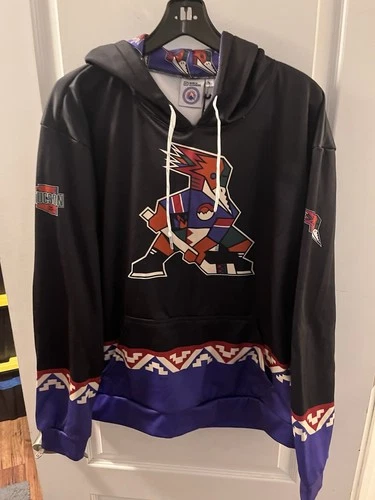 Tucson Roadrunners Kachina Alternate AHL Hockey Lace Hoodie L Large - product listing photo