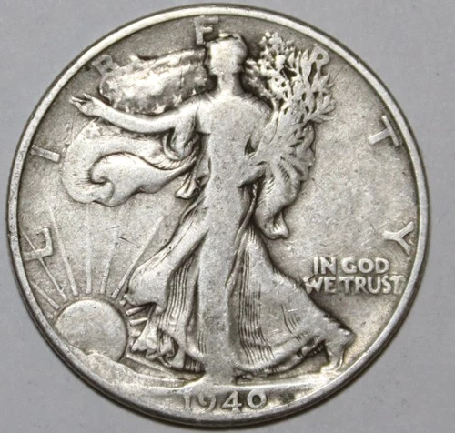 1940-P Walking Liberty Half Dollar - Fine/ Very Fine - #0390EC