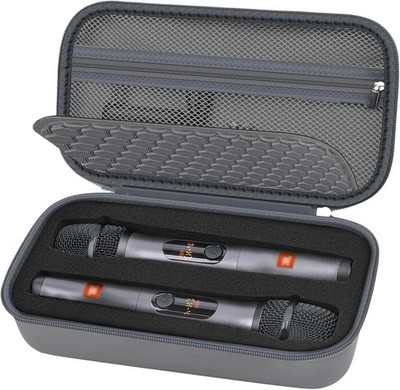 JBL Wireless Two Microphone System with Dual-Channel Receiver ,Grey(Box Only)