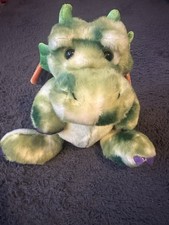 Aurora Legendary Friends Ohen Gentleheart 12 Inch Plush Stuffed Dragon EUC green