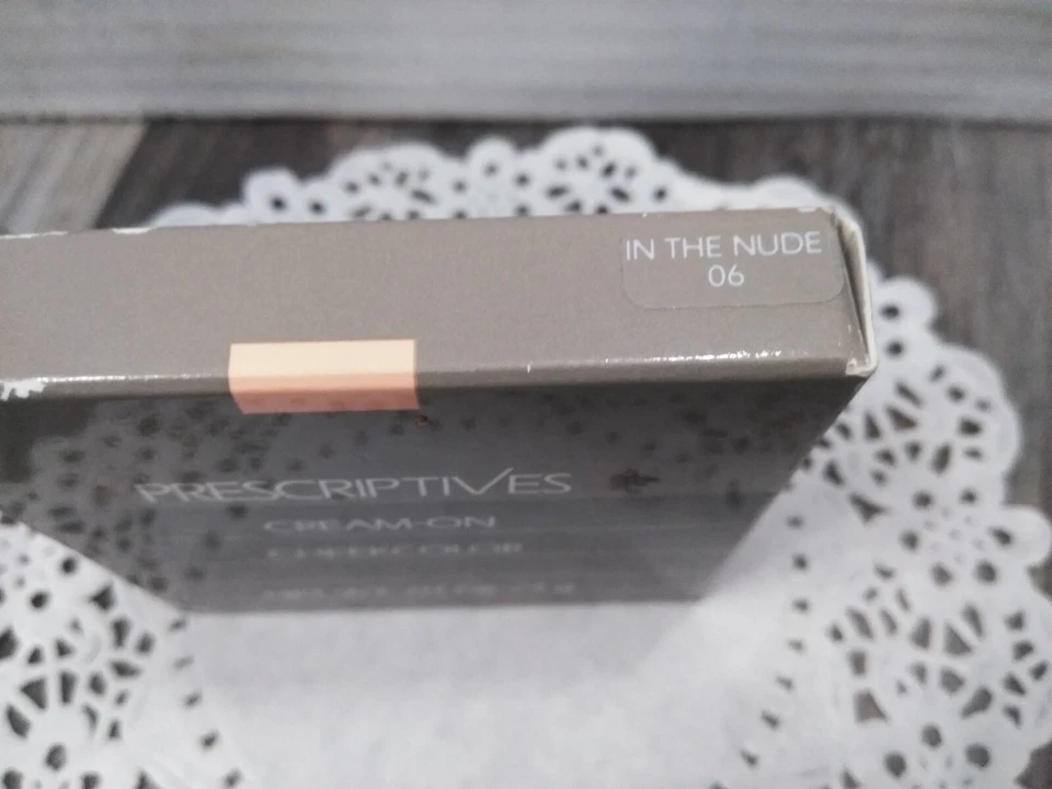 VTG. PRESCRIPTIVES CREAM-ON CheekColor blush IN THE NUDE 06 - .07oz /2g (NOS) - Image 4 of 4