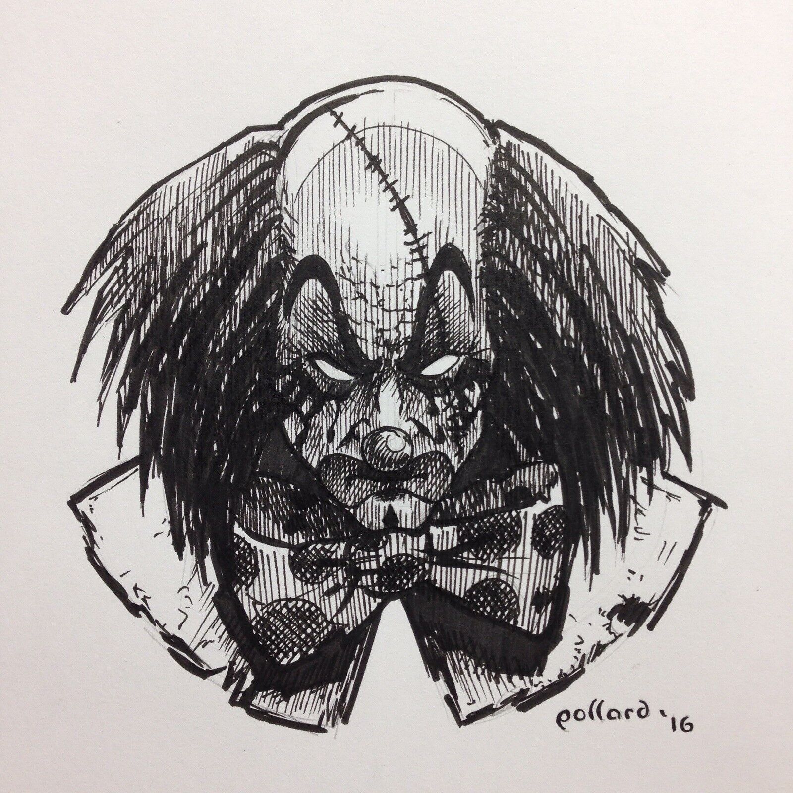 killer clown by karlinoboy on deviantART | Clown tattoo, Evil clown  tattoos, Tattoo art drawings
