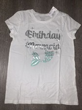 Children  s place L 10/12 birthday mermaid beach vacation shirt nwt