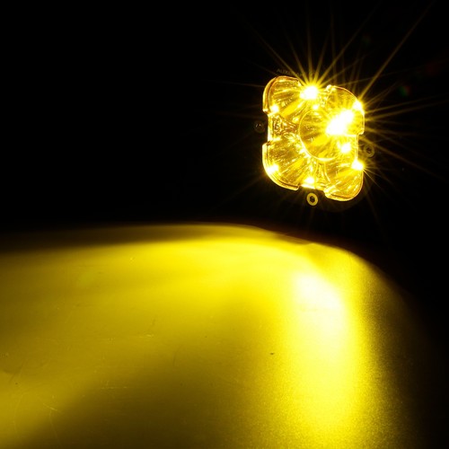 AUXBEAM 3" LED Pod Work Light White Amber Dual Color Fog Offroad Driving Light - Picture 8 of 12
