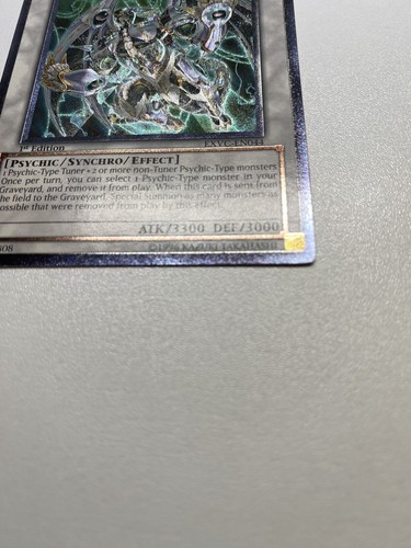 Yugioh Misprint Overmind Archfiend 1st Edition Ultimate Rare LP EXVC-EN044 - Picture 2 of 23