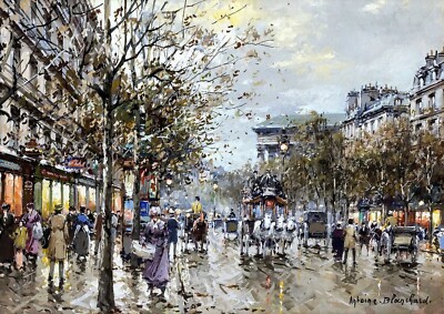 2026 - Boulevard de la Madeleine by Antoine Blanchard - Giclee Fine Art Print