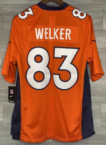 Denver Broncos #83 Wes Welker Trikot Nike On Field NFL Orange Blau Herren L Neu mit Etikett - Bild 7 von 12