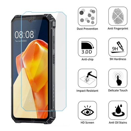2 Stück Oukitel WP33 Pro WP33Pro Hartglas Folie Abdeckung Schutz Displayschutzfolie - Bild 3 von 8