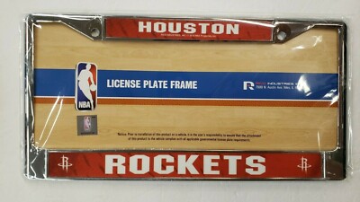 NBA Houston Rockets Metal License Plate Frame (Pack of 2 Frames) | eBay