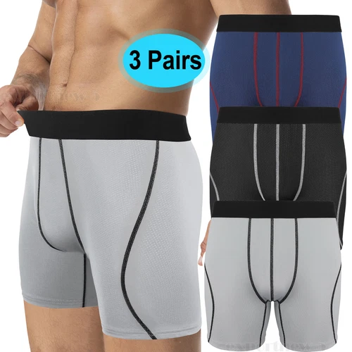 Herren Unterwäsche Stretch Boxershorts Anti Scheuern, Multipack, 5,7'' Schrittlänge Trunk - Bild 1 von 23