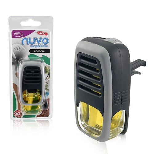 Tasotti Nuvo Car Perfume Air Freshener, Long-lasting Fragrance, Coconut - 第 1/3 張圖片