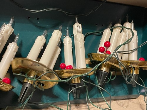 Vintage America’s Christmas Store Candle Lights 21 Tree Lights Set of 2 | Works - Picture 8 of 10