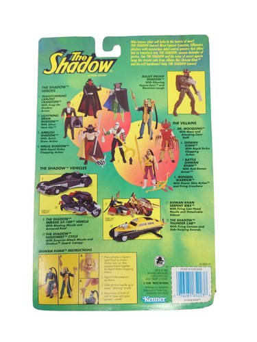 SHIWAN KHAN Action Figure The Shadow 1994 Kenner - Picture 2 of 4