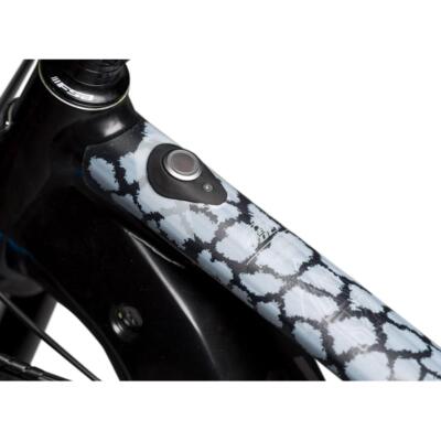 Dyedbro MTB-Rahmenschutzfolie  Kmac Animal Print - Weiß Gloss, 8-teilig