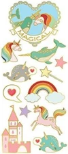 Paper House Productions Stickers Faux Enamel, Magical (3 Pack), 3 Count