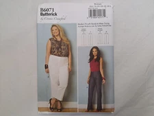Butterick Pattern - Women's Pants (XXL-6X) #B6071 - Uncut