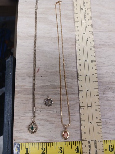 Vintage Necklace Lockett Avon Picture Lockett Necklace Cosmetic Jewelry Lot - Picture 18 of 21