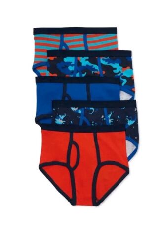 Wonder Nation Boys Brief Underwear, 5-Pack Multicolor Sz L 10-12 - Picture 2 of 8