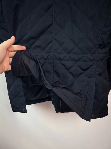 Hackett London Men's Fenton Quilted Navy Blue Corduroy Collar Jacket Size Large - Picture 17 of 24