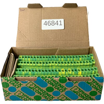 50 X Phoenix Contact MUT 2.5-PE Mini Protective Earth Terminal Block 3248032